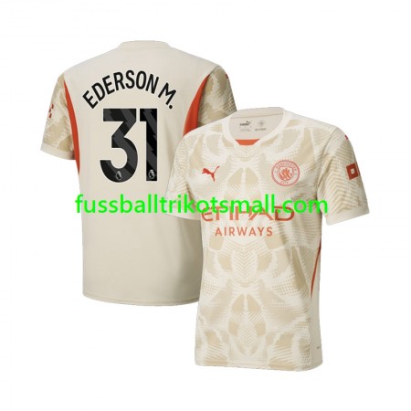 Fußballtrikots Manchester City Ederson M 31 Torwart 2024-2025 Kurzarm 3rd trikot kaufen
